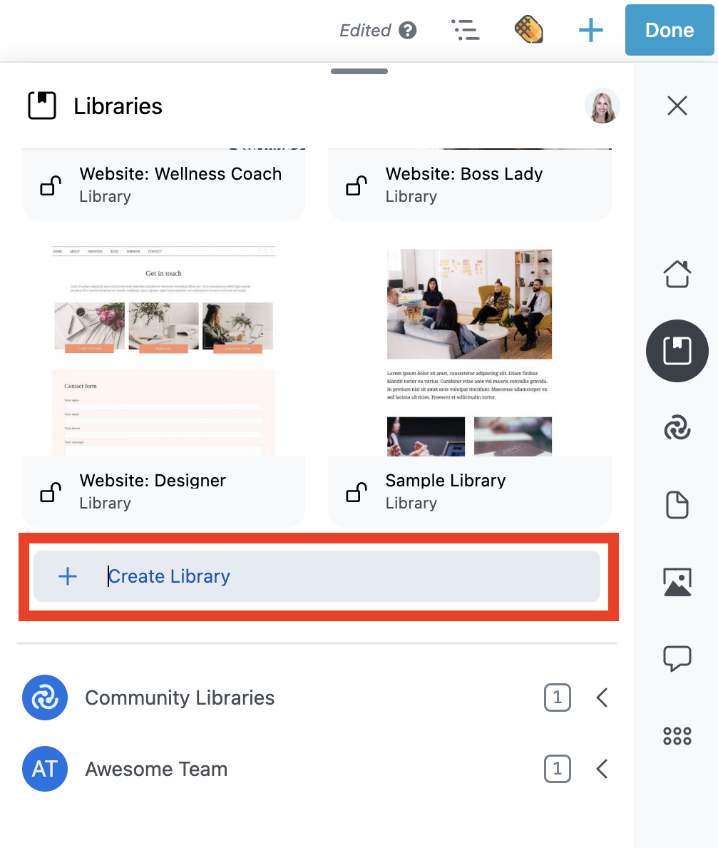 Create a Library in the Assistant Pro app