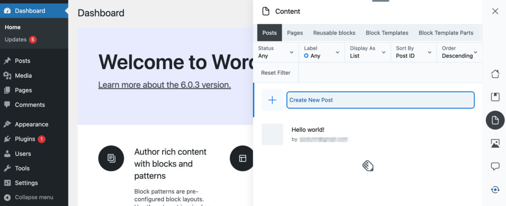 Assistant Pro for bloggers. Manage your blog posts from the Content App.