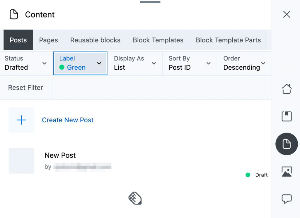 Assistant Pro for bloggers. Easily filter WordPress content in the Content App.